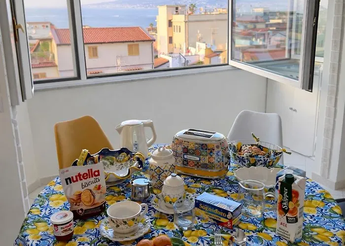Panoramic Sea & Vesuvio View, Center, Costa Del Sole