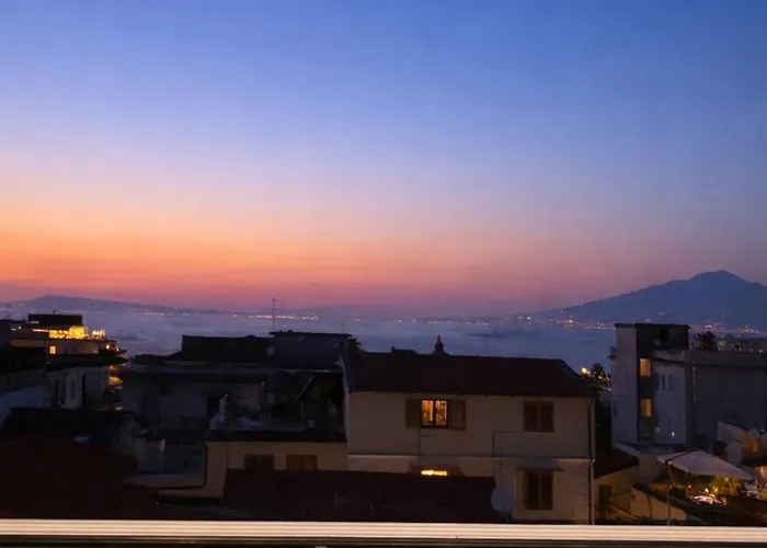 Panoramic Sea & Vesuvio View, Center, Costa Del Sole Daire Sorrento